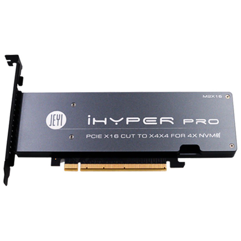Card PCI-E 16x gắn 4 NVME, support RAID