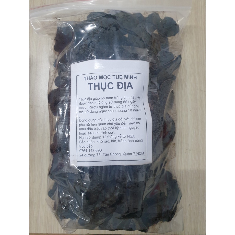 1KG THỤC ĐỊA TRÒN RÁO - TUỆ MINH