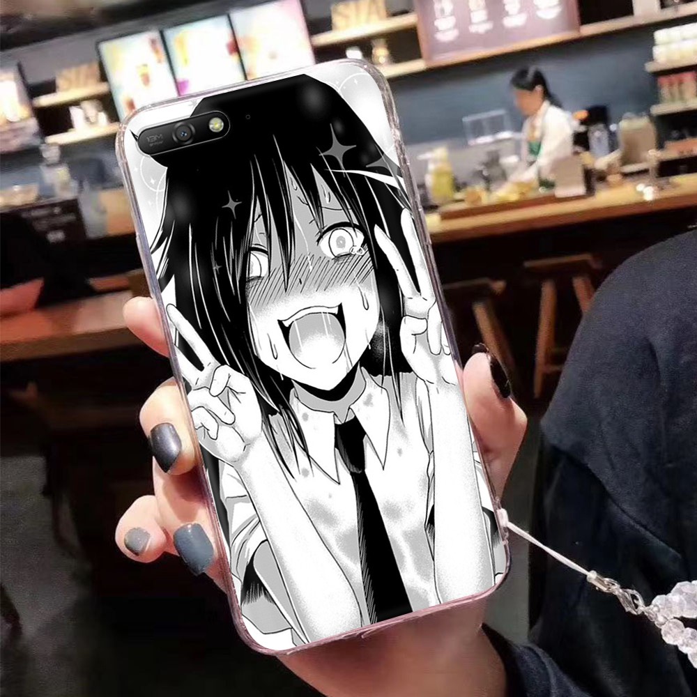 AT4 Anime Girl Ahegao Transparent Case for Nokia 3.1 5.1 6.1 7 7.1 Plus 3X 5X 6X 7X