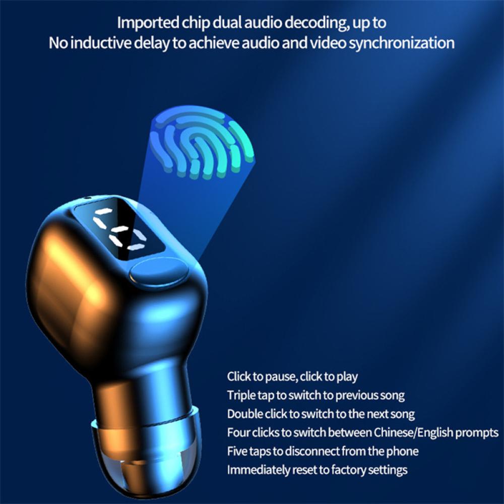 Tai Nghe Bluetooth 5.3 HiFi Không Dây Mini Kèm Mic R7W5 Hiệu Digimon M5