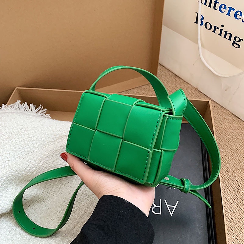 Túi Đeo Chéo Mini Bằng Da Pu Phong Cách Hàn Quốc Thời Trang Cho Nữ
