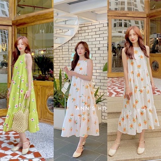 [V0121] Váy yếm hoa 2 lớp