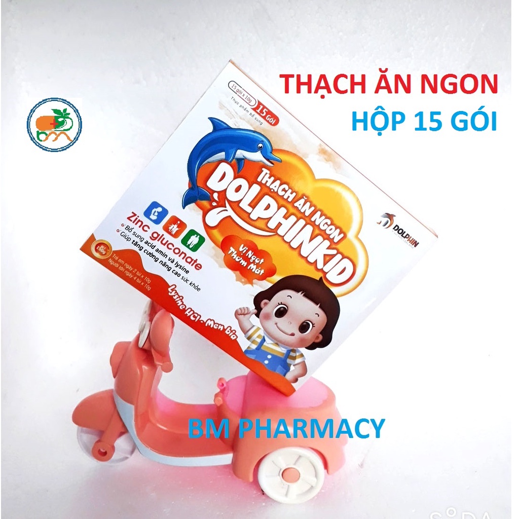 Thạch ăn ngon DOLPHINKID, giúp ăn ngon và tăng cường sức đề kháng