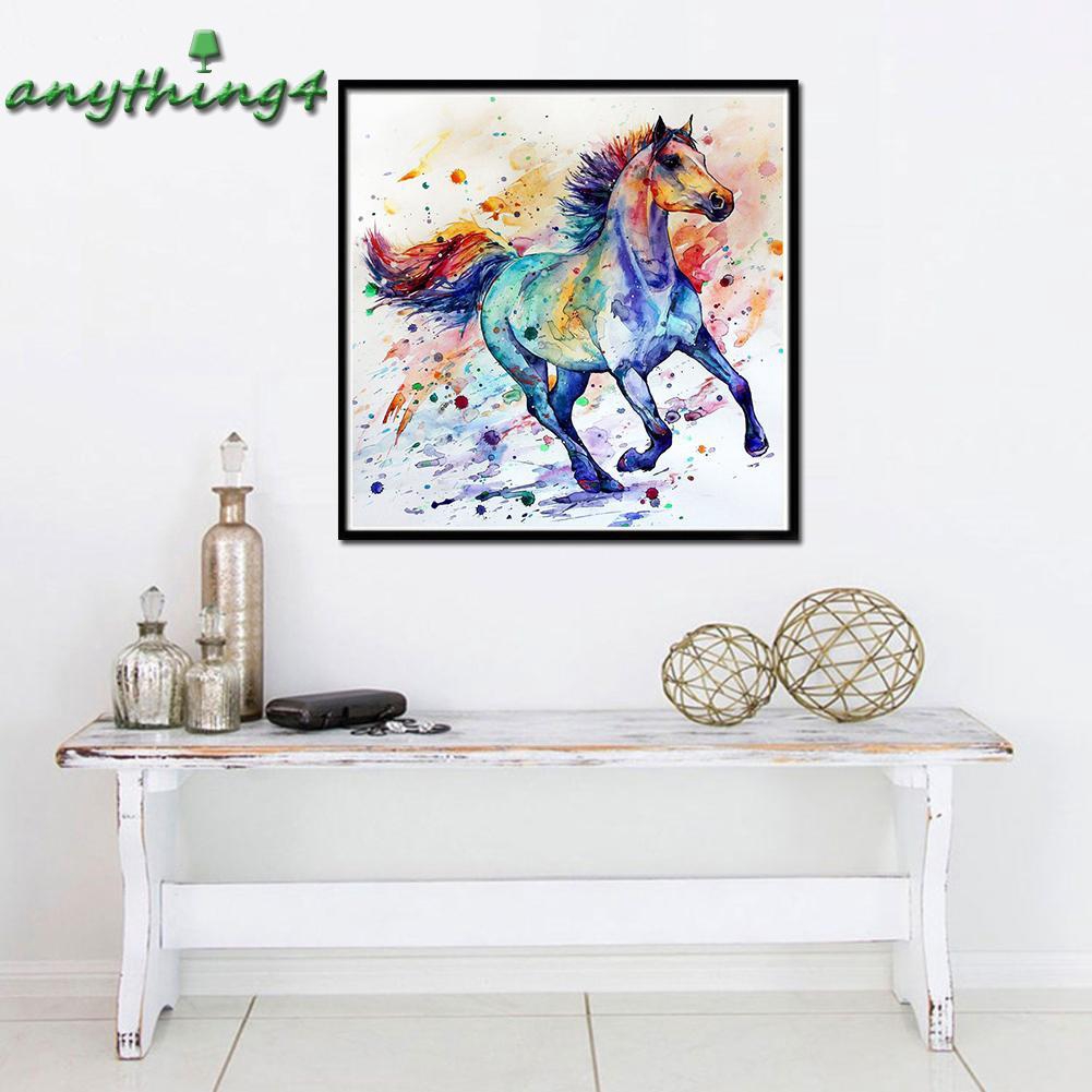 ♚any♚ Beautiful  5D DIY Full Drill Diamond Painting Colorful Horse Cross Stitch Embroidery