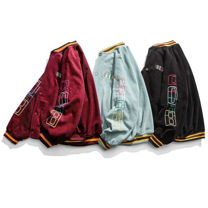 ÁO KHOÁC KAKI NHUNG GÂN Thêu EOHFFU (M2840 - Kèm Ảnh Thật) (Tino Shop) | BigBuy360 - bigbuy360.vn