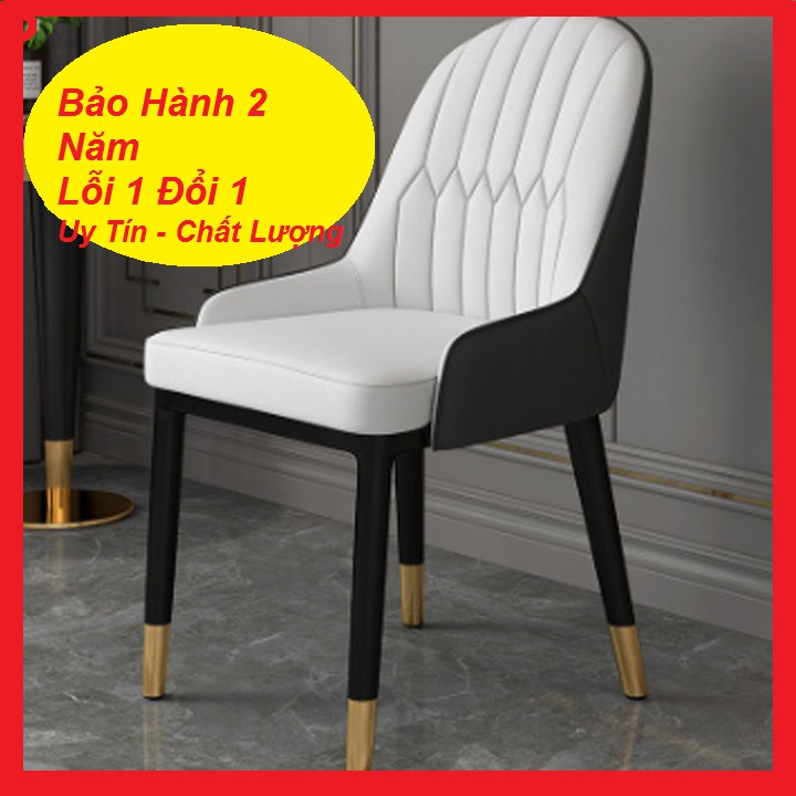 [Rẻ Vô Địch] Ghế Monet Bọc Da , Có Tay Vịn - Trang Trọng , Lịch Sự