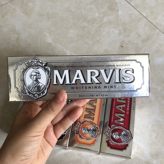 Kem đánh răng Marvis của Ý 85g made in Italy