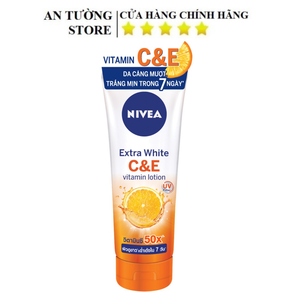 Sữa Dưỡng Thể Dưỡng Trắng Nivea Extra White C&amp;E Vitamin Lotion 180ml - 84374