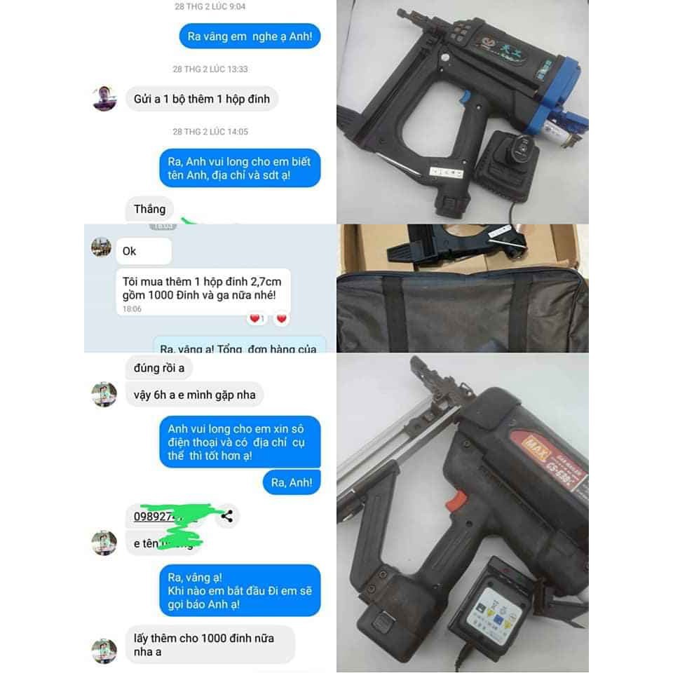 ĐINH BÊ TÔNG DÙNG MÁY HILTI GX 100 VÀ GX 12O