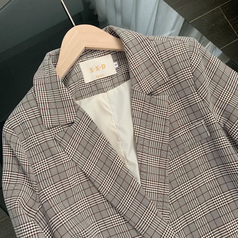 [DORY&PONY] - Áo Khoác BLAZER KẺ SỌC CARO XXDING RETRO COAT – AK088 (Nhập Cao Cấp) | BigBuy360 - bigbuy360.vn