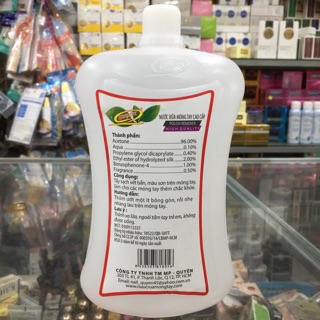 Nước rửa móng tay cao cấp Quyên 1000ml (Acetone)