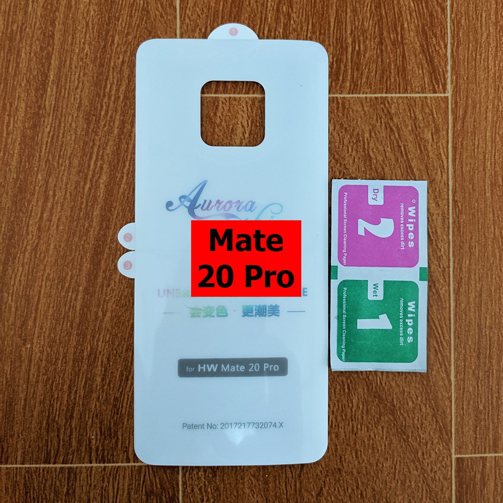 Miếng dán PPF mặt sau Huawei Mate 20 Pro