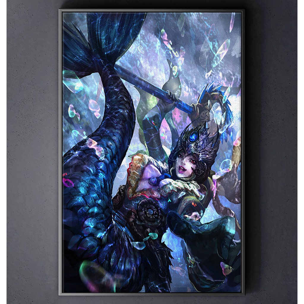 TRANH CANVAS LIÊN MINH HUYỀN THOẠI (LEAGUE OF LEGENDS) treo tường in theo yêu cầu - Nami