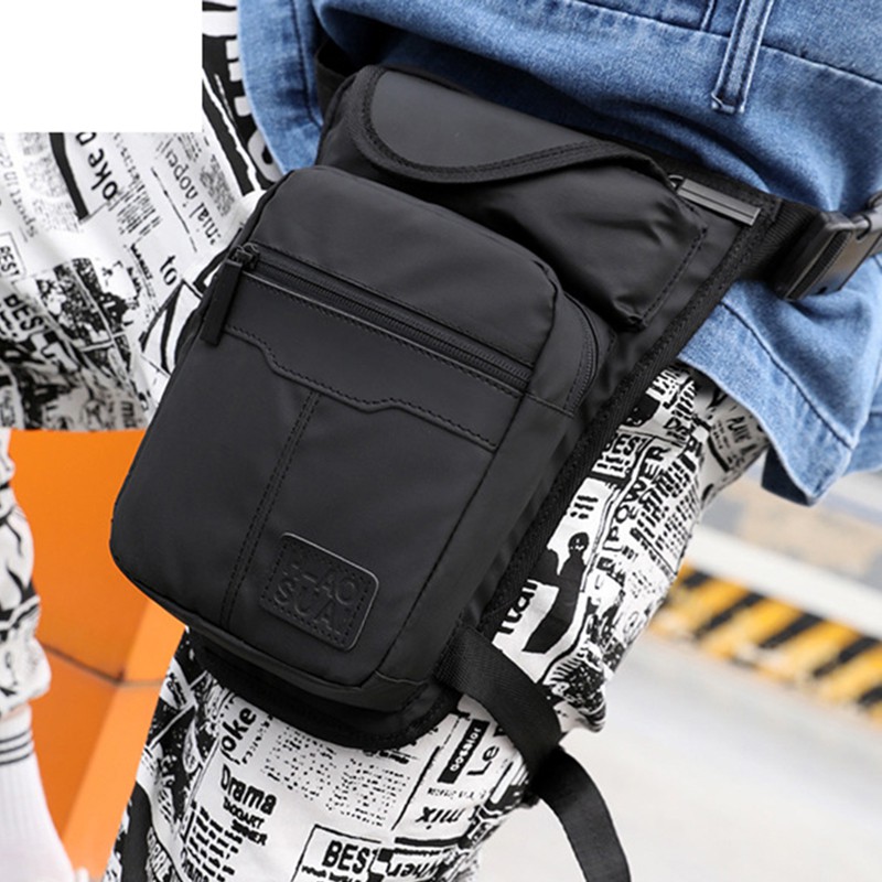Túi đeo hông / đeo đùi LEACAT vải nylon kiểu dáng giản đơn đa năng thích hợp cho nam khi đi xe máy