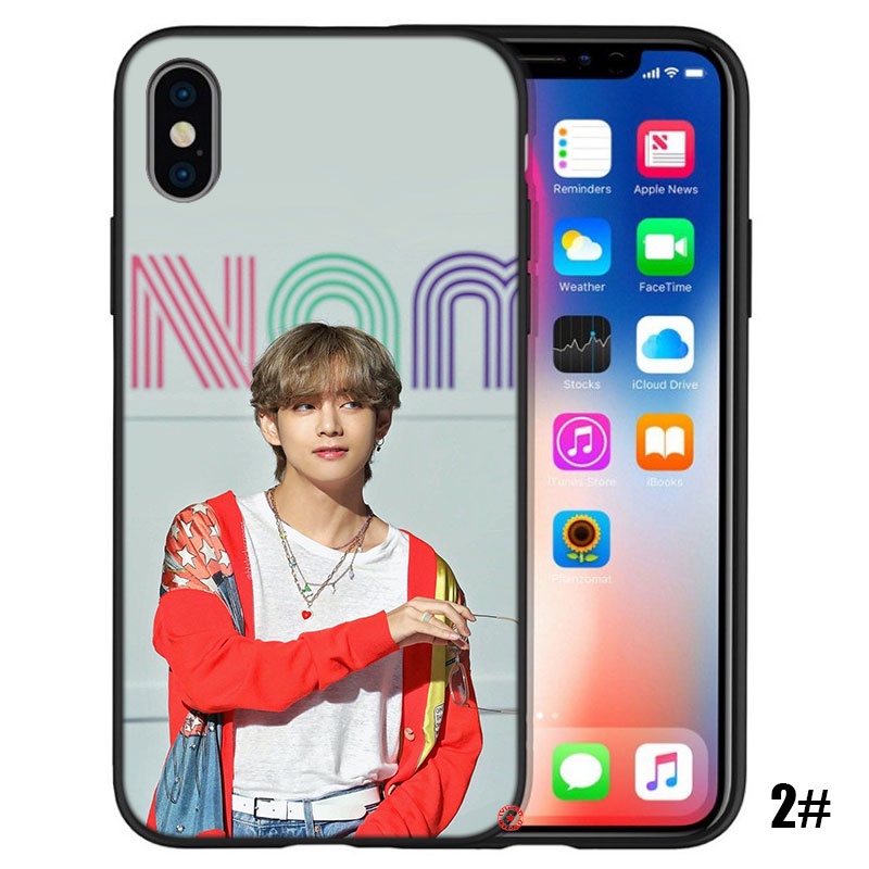 Ốp điện thoại silicon mềm hình Kim Taehyung V SFI53 cho iPhone XS Max XR 10 X 5 5s 6 6s 7 8 Plus