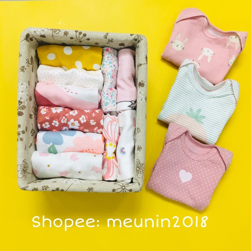 Body chip CỘC TAY hè cho bé trai bé gái cotton mềm mát (size: 3-24m)