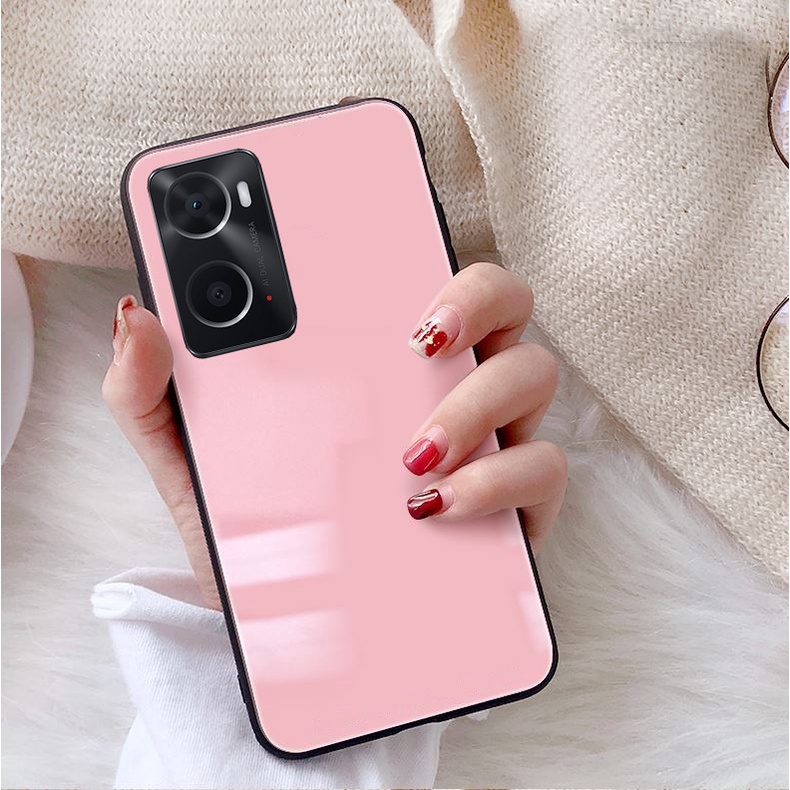 Ốp Lưng OPPO A76, A77s A96, A57 Mặt kính gương sáng bóng cao cấp
