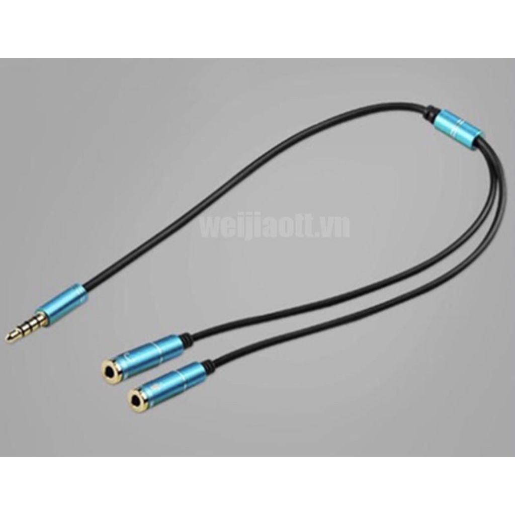 [Mã ELHACE giảm 4% đơn 300K] [Mã ELFLASH3 hoàn 10K xu đơn 20K] Cáp Chia Audio 3.5mm Ra Mic Và Loa