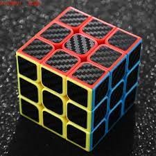 Rubik Carbon MoYu MeiLong 3x3 Xoay mượt tặng kèm chân đế Rubik Moyu