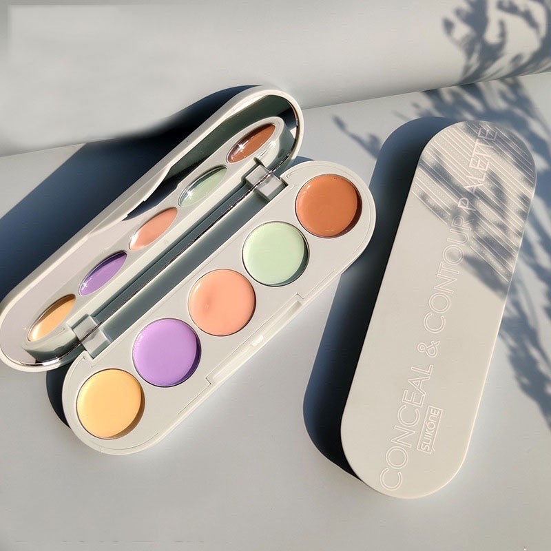 Bảng che khuyết điểm 5 ô màu Suikone | BigBuy360 - bigbuy360.vn