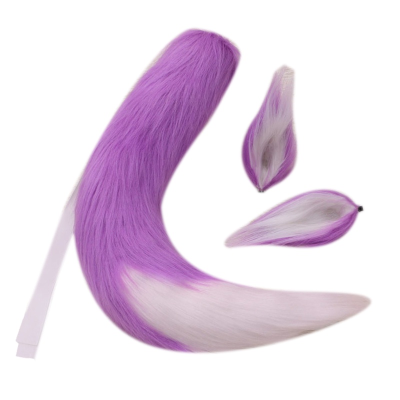 Tai Sói Giả Phối Lông Thú Dùng Hóa Trang Cho Người Lớn Và Trẻ Em