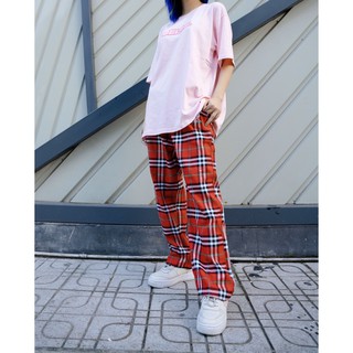 Quần Plaid Pants