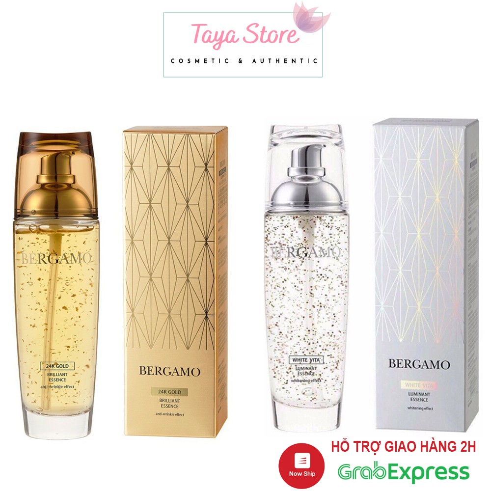 Serum dưỡng trắng da Bergamo 24K Gold Brilliant/White Vita Luminant Essence 110ml