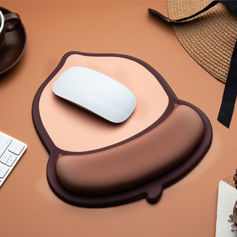 Đệm Lót Chuột Máy Tính Bằng Silicon Hình Hoạt Hình Dễ Thương