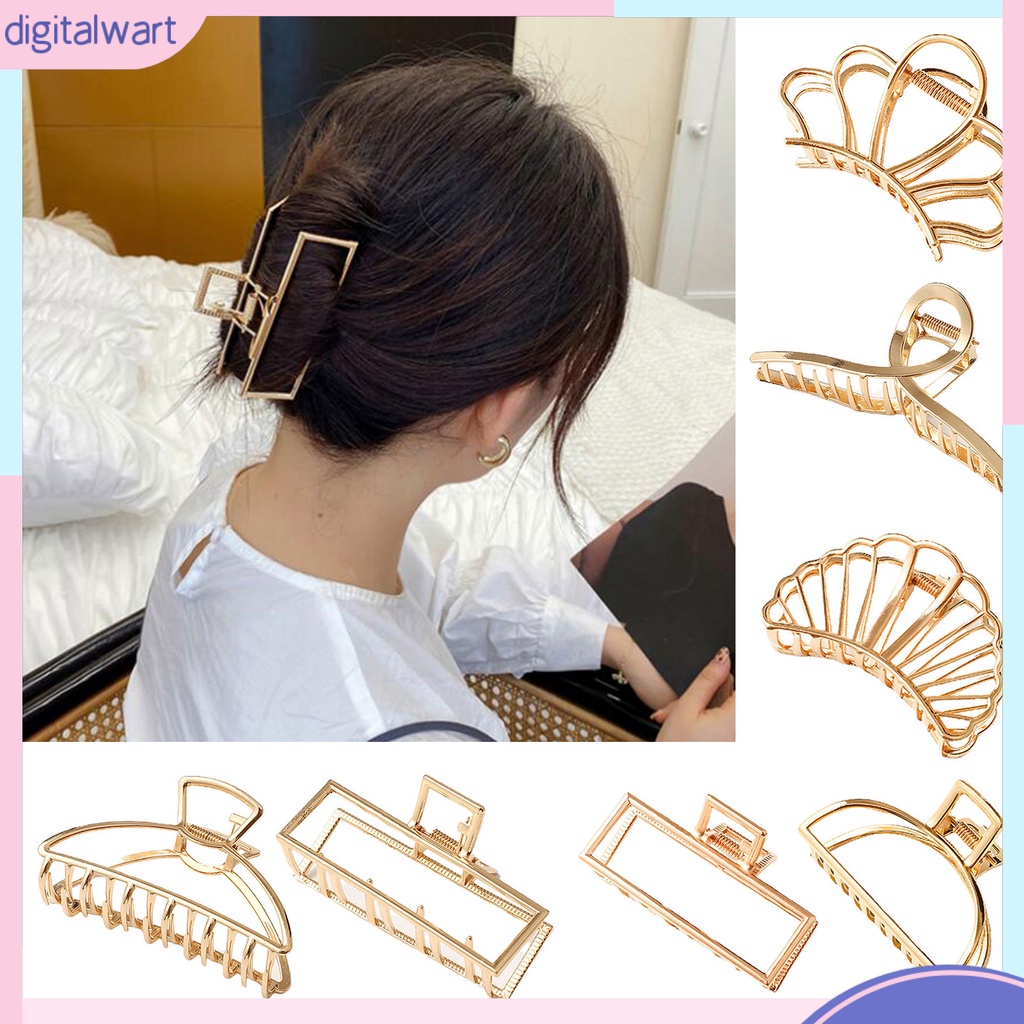 Kẹp tóc kim loại thiết kế thanh lịch dành cho nữ