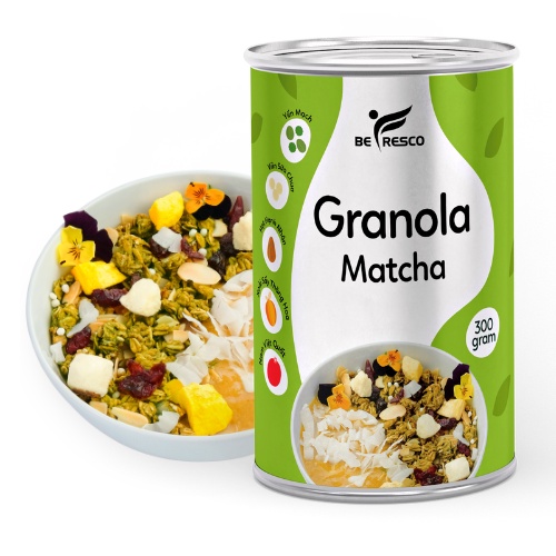 Mã GROXUAN1 giảm 8% đơn 150K Ngũ Cốc Ăn Kiêng Granola Vị Matcha Xoài Xanh