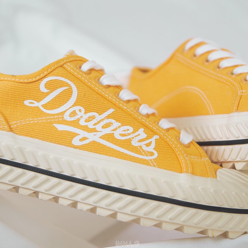 Giày Mlb Playball Dodger Màu Vàng Cổ Thấp Hàng Chính Hãng | IMMA.G