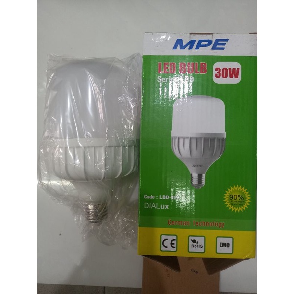 Bóng Led trụ MPE 20w,30w,40w