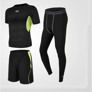 (TN1) Sét Tập GYM Nam  legging co giãn giữ nhiệt  - chạy bộ - Hàng Quảng Châu