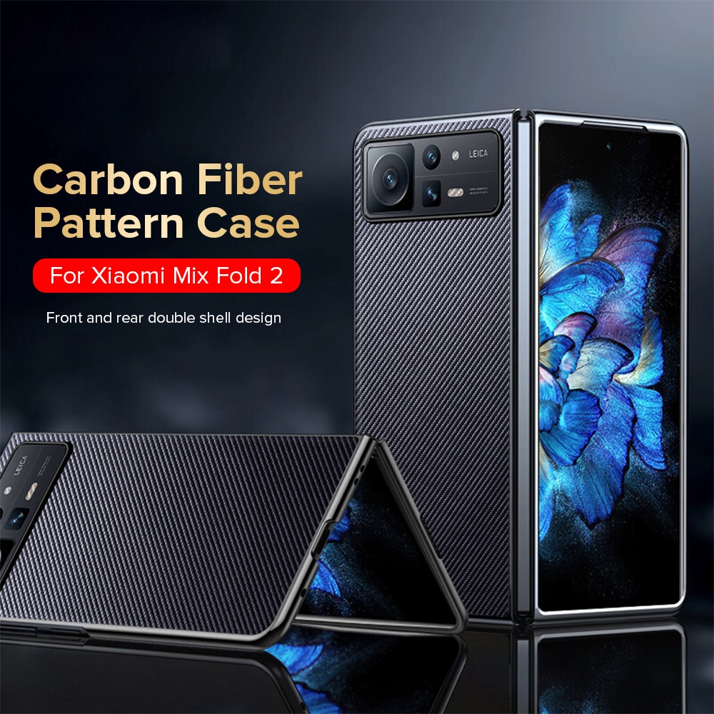 Ốp Điện Thoại Sợi Carbon Chống Sốc Cho Xiaomi Mix Fold 2 Mix Fold2 Mi Mix Fold2
