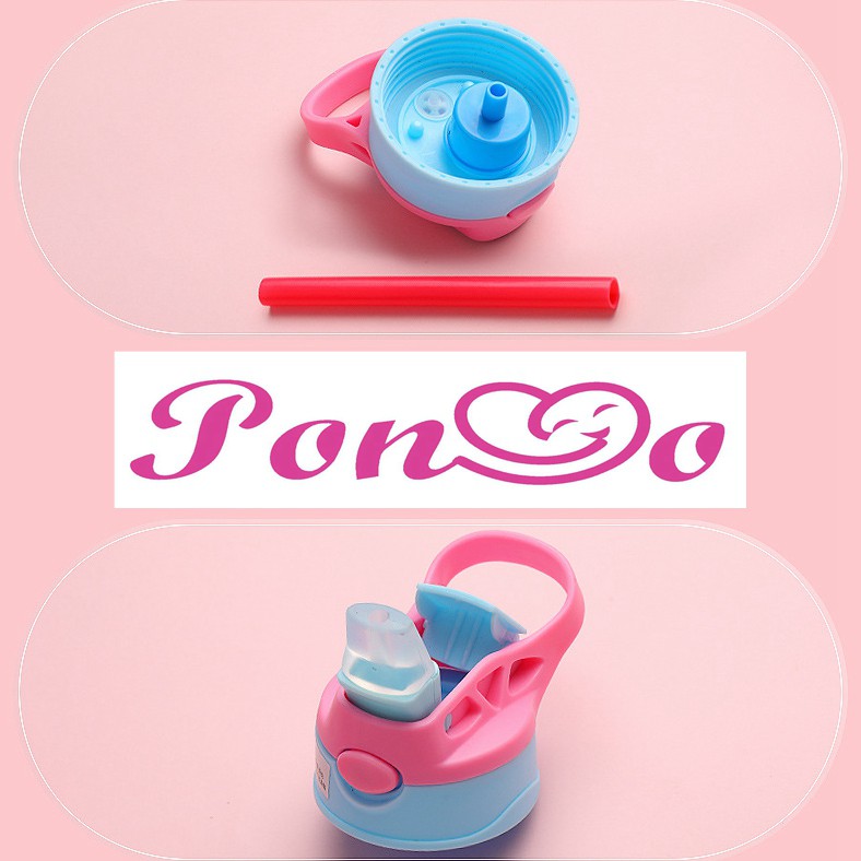 Bình Nước Nhựa Dung Tích 480ml Hình Động Vật Đáng Yêu Cho Bé