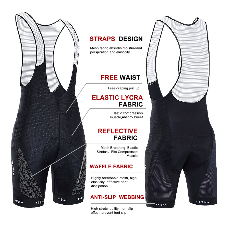 Quần short/ Quần short yếm PHMAX chuyên dụng dành cho nam đạp xe