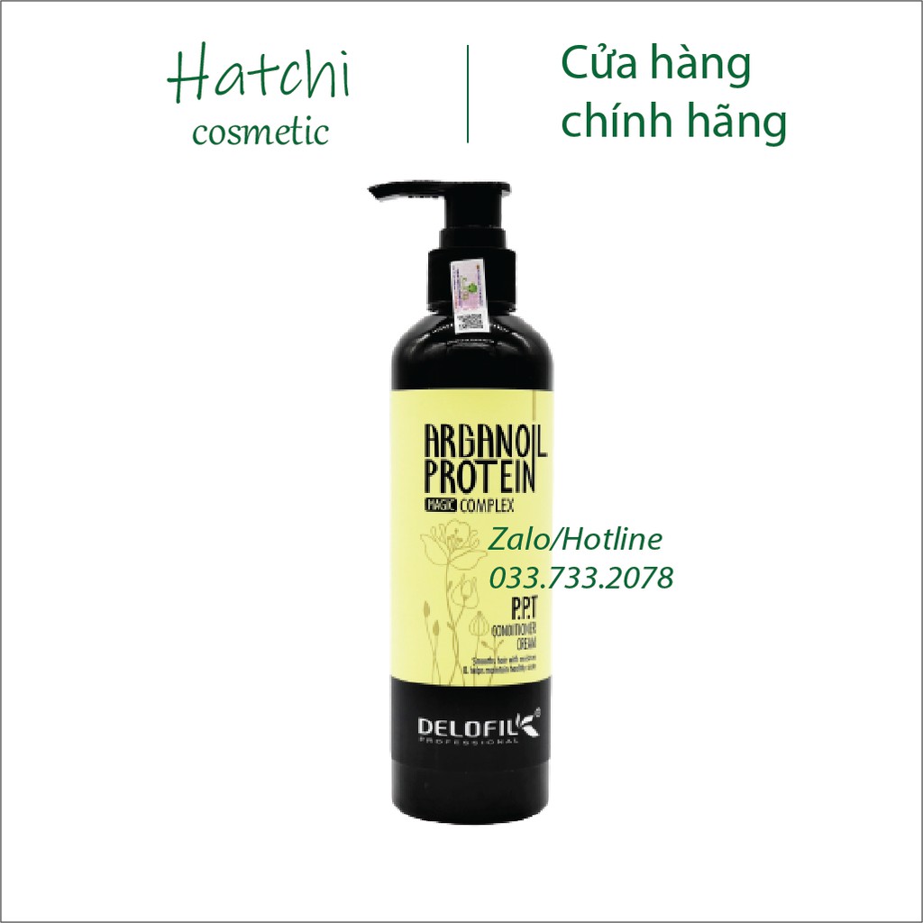 Kem Xịt Dưỡng Tóc Xả Khô PPT Delofil Cân Bằng Độ Ẩm Cho Tóc 260ml