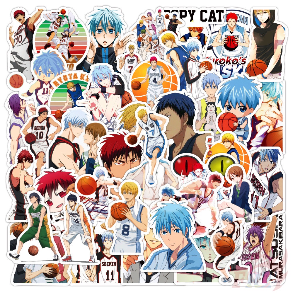 ❉ Miếng Dán Trang Trí Phong Cách Kuroko'S Basketball Series 01 ❉ Bộ 50 Miếng Dán Trang Trí Chống Thấm Nước Hình Nhân Vật Trong Kuroko Tetsuya