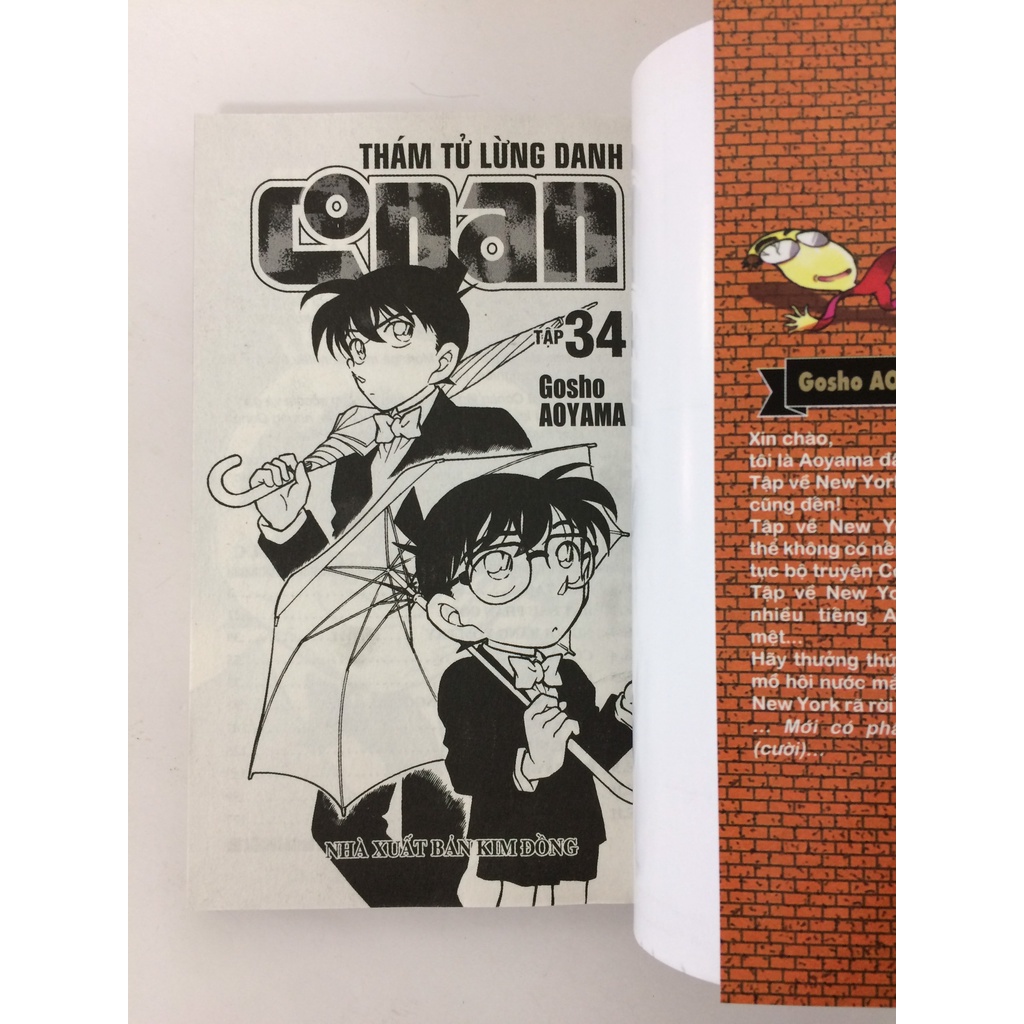 Sách - Thám tử lừng danh Conan - Tập 34