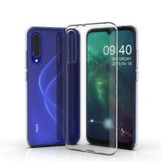 Kính cường lực xiaomi mi cc9e mi a3 + ốp lưng silicon dẻo