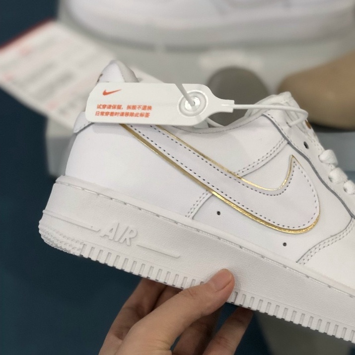 [ Thanh Lí ] Giày_Nike Air Force 1 White Gold - Giày Sneaker AF1 Nam Nữ Thể Thao Cổ Thấp Cao Cấp Full box + Bill