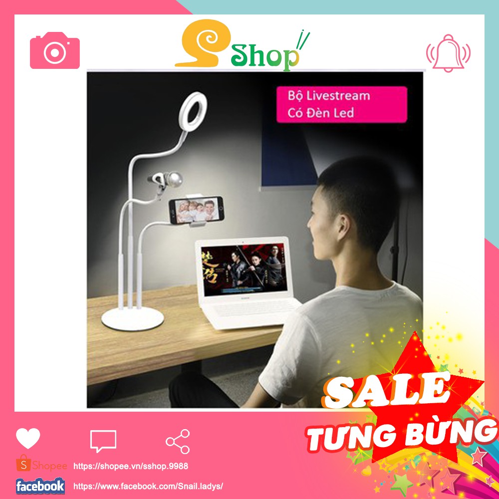 BỘ CÔNG CỤ ĐÈN KẸP HỖ TRỢ LIVESTREAM | BigBuy360 - bigbuy360.vn