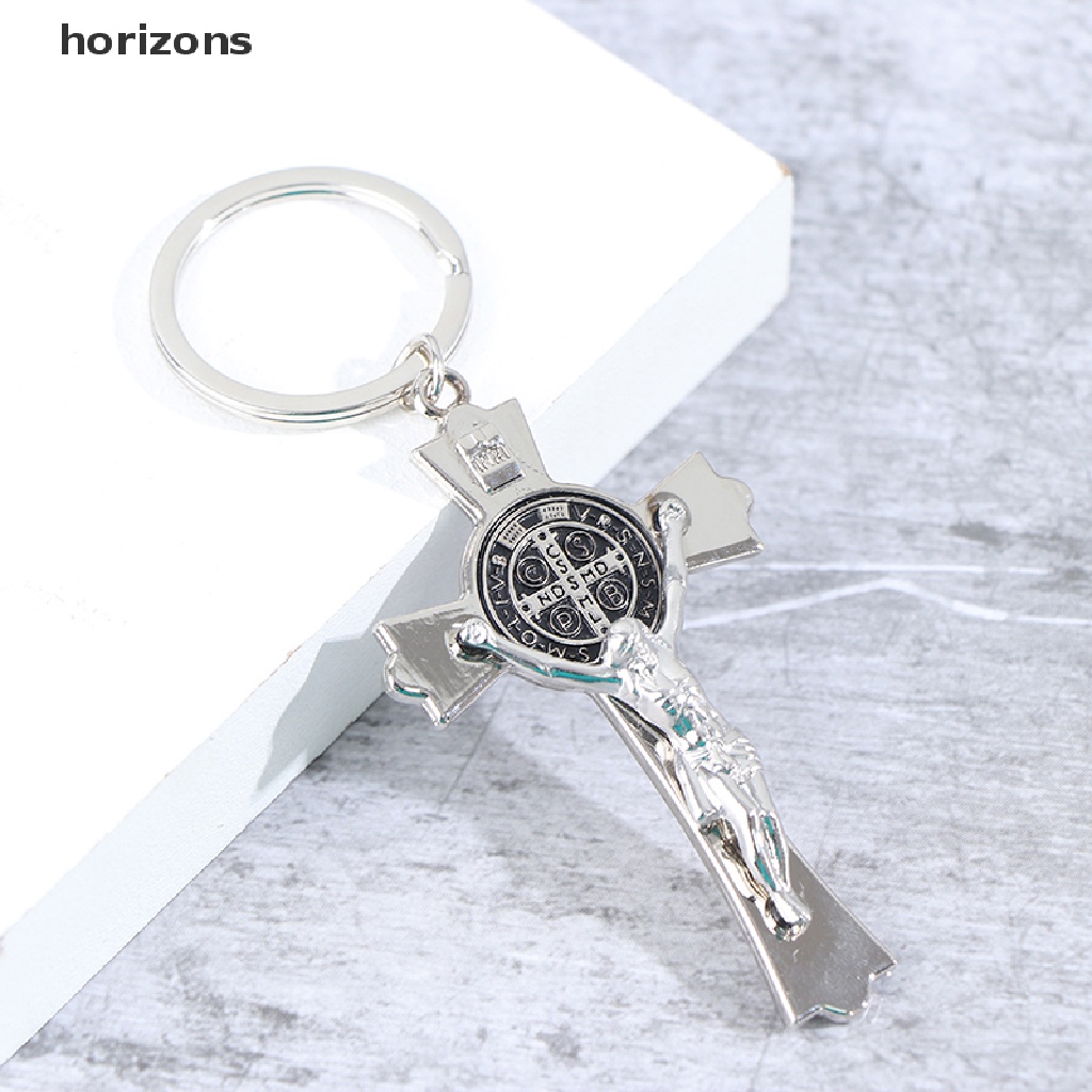 [horizons] Móc Khóa Hình Thánh Giá / Chúa Jesus Thời Trang Phụ Kiện Trang Sức (h)