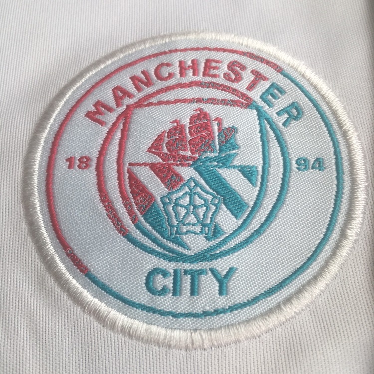 Quần Áo Thể Thao Nam Manchester City  Trắng Quần Xanh Vải Thun Thái Co Giãn - Áo Đá Bóng PP Bởi Sport Trend