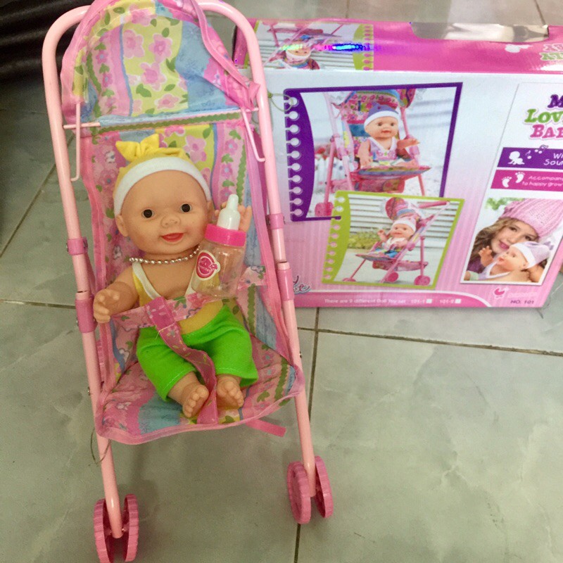 búp bê xe đẩy nguyên bộ.Hàng chất lượng tốt giá, giá tốt mẫu mã đẹp. khách tham khảo hình ảnh chụp thật tế bằng đ.thoại.