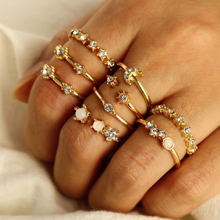 Set 9 Nhẫn Đốt Ngón Tay Phong Cách Boho