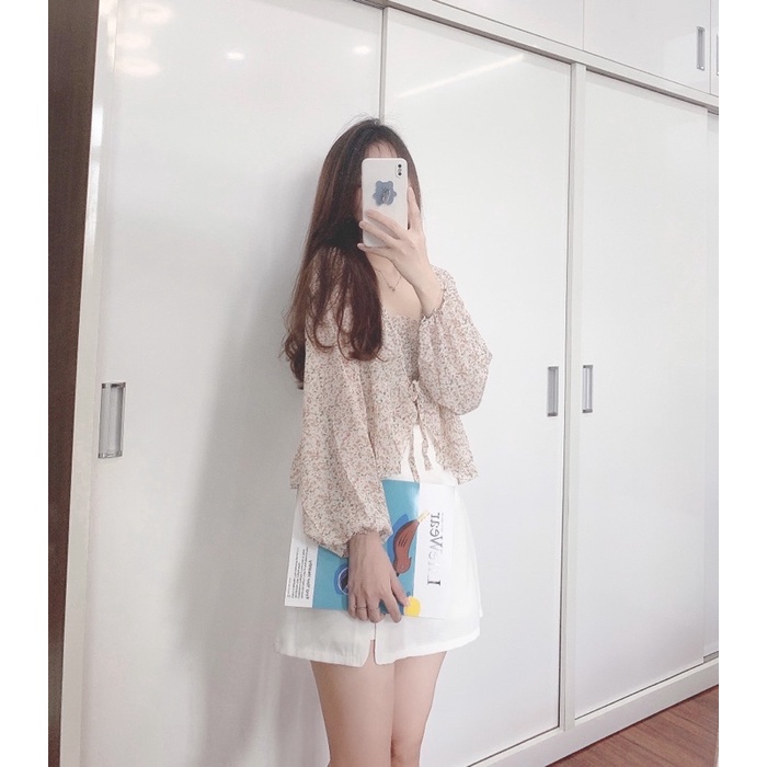 Set cardigan + áo dây dún thun (4 màu) | BigBuy360 - bigbuy360.vn