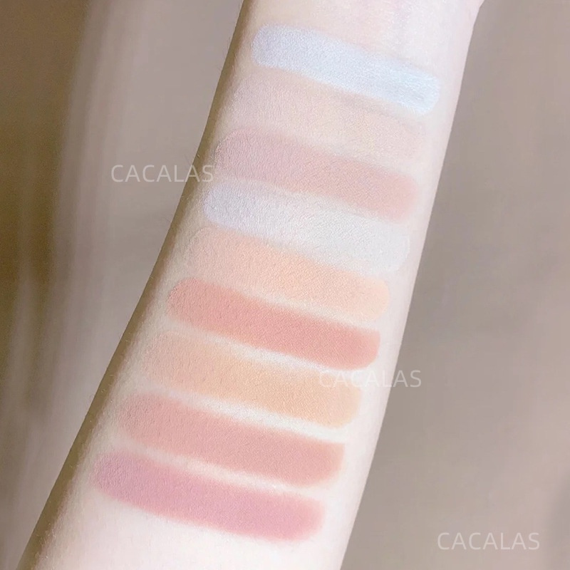 Bảng phấn mắt Jiugongge 9 màu hiệu ứng nhung lì lâu trôi làm đẹp cho nữ