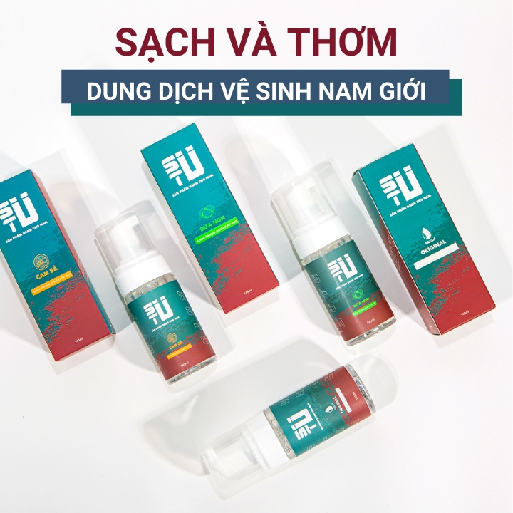 Dung Dịch Vệ Sinh Nam Giới SuTu 145ml Thành Phần Thiên Nhiên Dịu Nhẹ Lành Tính