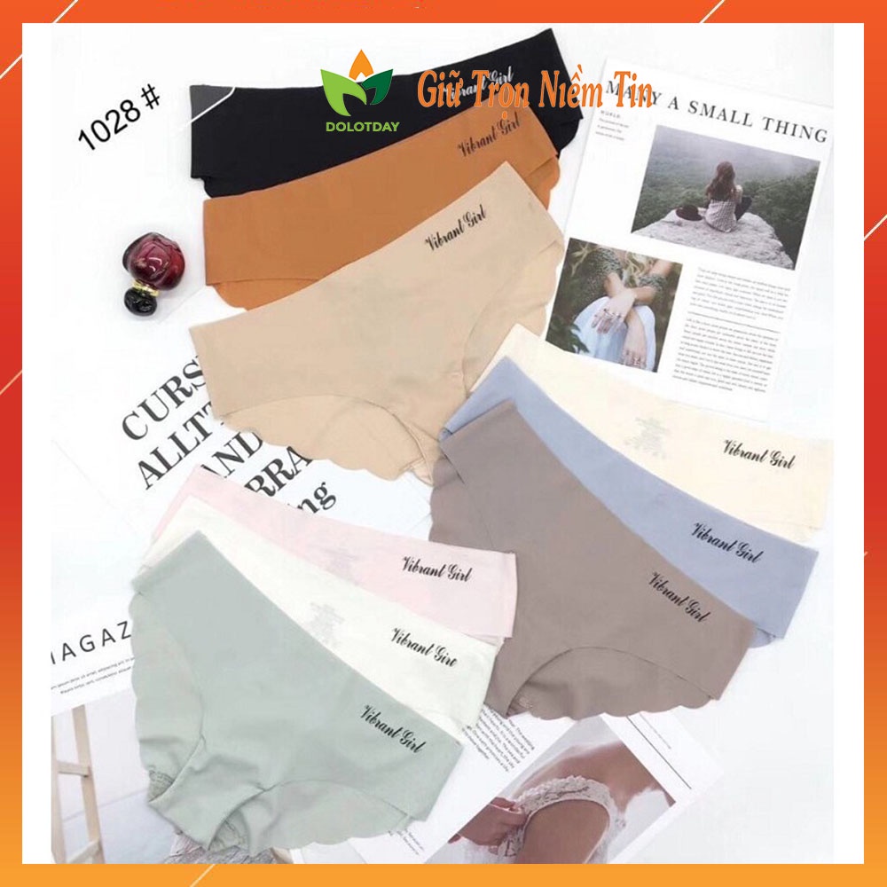 SET 4 Quần Lót Đúc Su KHÔNG Viền LƯỢN Sóng Tàng Hình Không Đường May LOTNU09